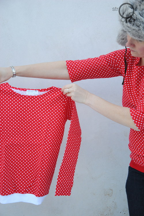 Puntíkaté pro karkulky DR 6-8 let — foto 1