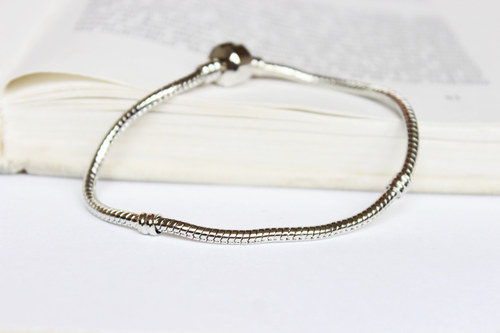 Kovový hadí náramek - 15 cm — foto 1