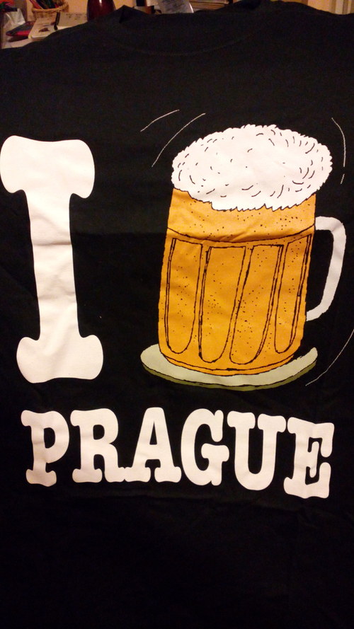 Tričko I Beer Prague - unisex