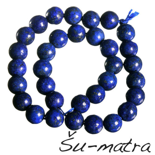 Lapis lazuli, 6 mm (6 ks) — foto 1