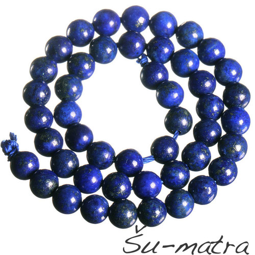 Lapis lazuli, 4 mm (8 ks) — foto 1