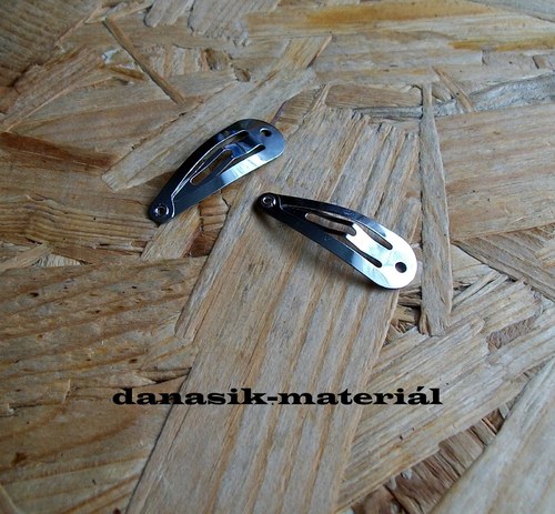 SPONKA DO VLASŮ "CVAKAČKA" S DÍRKOU - 3 cm - 2 ks