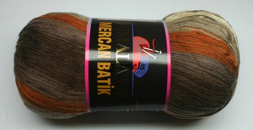 Mercan Batik 59511 (hnědo-béžovo-cihlový melír)