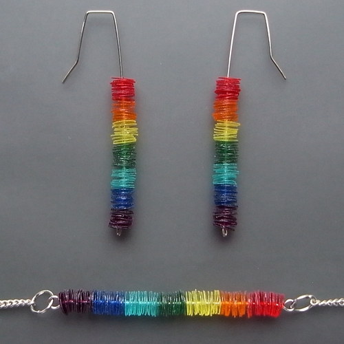 Upcycling "Iris" (z PET láhví)