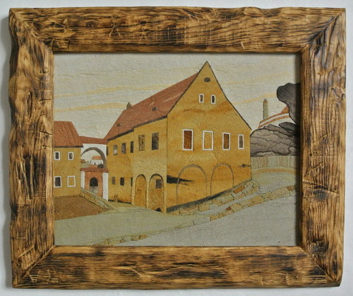 KRUMLOVSKÝ, pískovcový obraz — foto 1