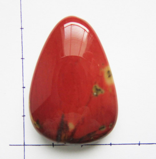Jaspis mookait placka 39x28x10 — foto 1