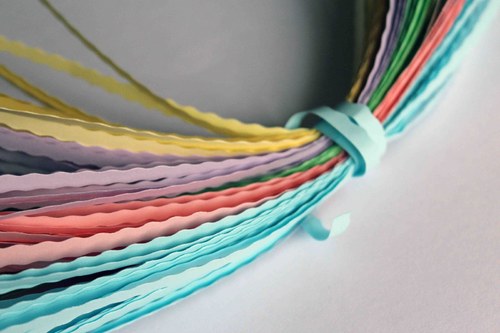 Vlnité Papírové Proužky Na Quilling 100 Ks
