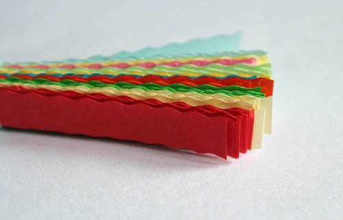 Vlnité Papírové Proužky Na Quilling - Malé 100 Ks