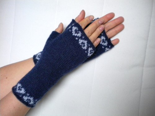 Alpačinky indigo a srdíčka — foto 1