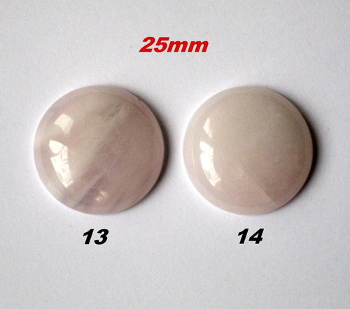 1852.Kabošon č.14/ růženín/ 25x7mm/ 1 kus