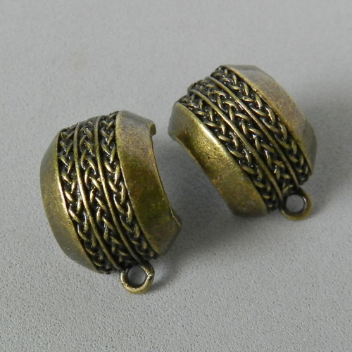 Puzety - 1 par, 22x14 mm — foto 1