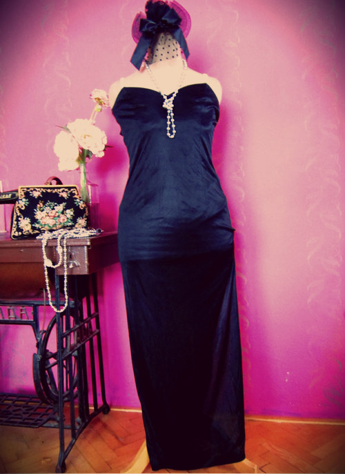 Black dress long — foto 1