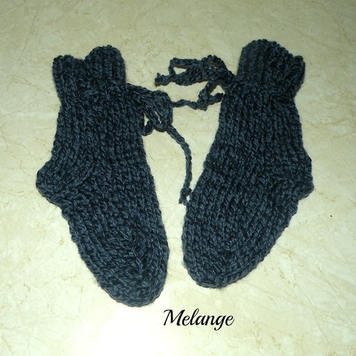 Ponožky modrý melír