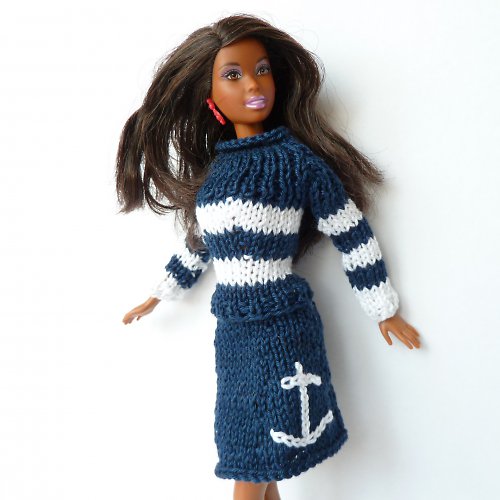 Barbie - námořnické proužky II. 30% SLEVA — foto 1