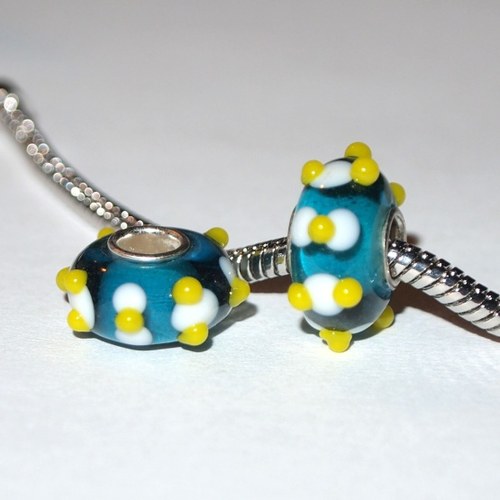 Pandorka s jednotným středem! 14x7mm na řetízek