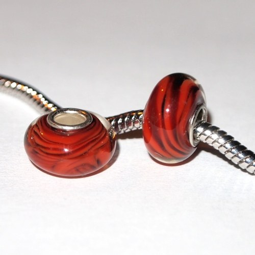Pandorka s jednotným středem! 14x7mm na řetízek