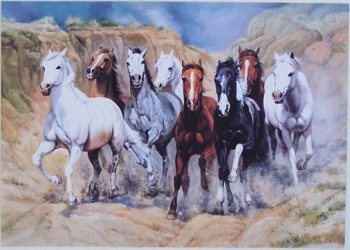 Stádo Koní-Reprodukcedecoupage — foto 1
