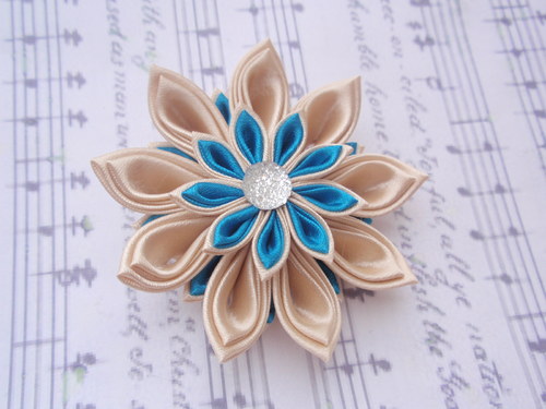Brož Beige turquoise — foto 1