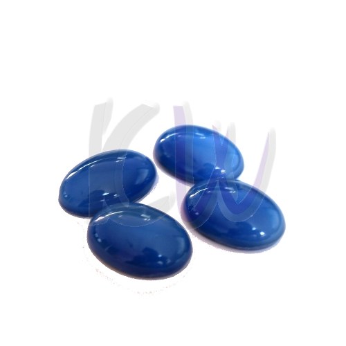 Kabošon Blue 18 x 26 mm — foto 1