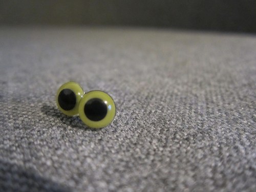 Bezpečnostní oči, zelená barva, 6mm