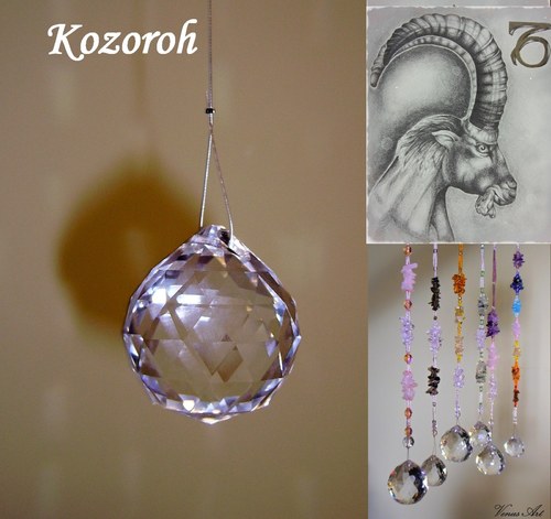 Feng shui koule XXL s minerály - znamení KOZOROH
