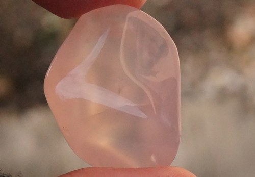 Růžový chalcedon B6076 — foto 1