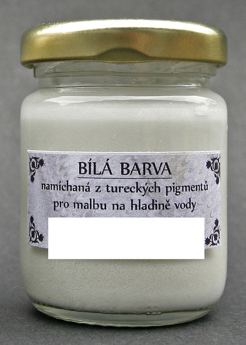 Ebru barva - Bílá — foto 1