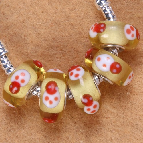 Pandorka s jednotným středem! 14x7mm na řetízek
