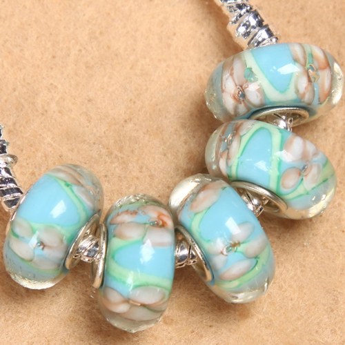 Pandorka s jednotným středem! 14x7mm na řetízek