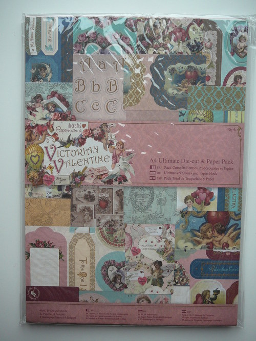 Sada papírů Victorian Valentine 48 ks A4