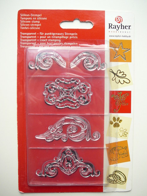Razítka ornamenty 15 x 9 cm