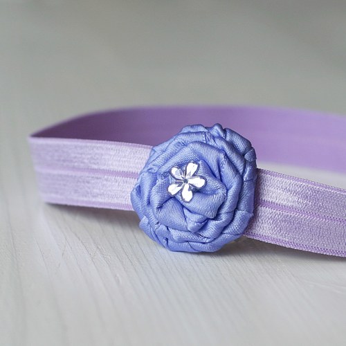 Čelenka pro newborn - levandulová — foto 1