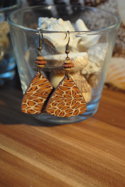 Leopardí náušnice — foto 1