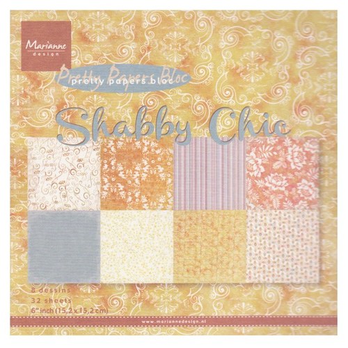 Sada papírů 15x15cm Shabby chic — foto 1
