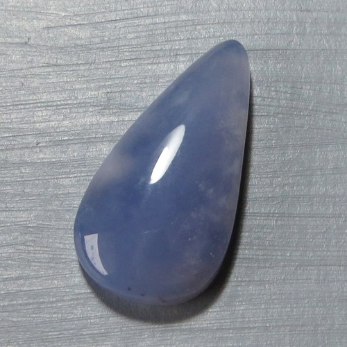 Modrý chalcedon Namibie, extra, kabošon č.B1 — foto 1