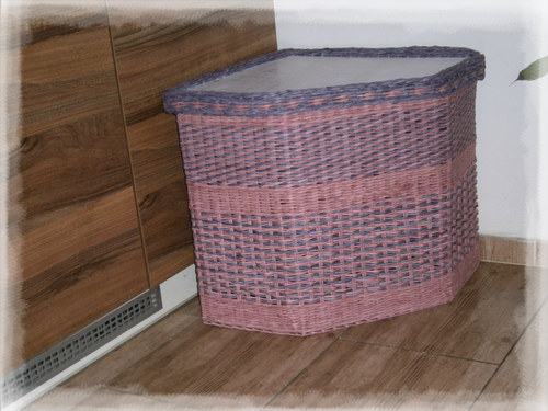 Rohový koš s víkem..... — foto 1