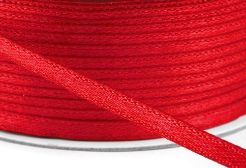 Stuha atlasová šíře 3mm jednolící, 5m