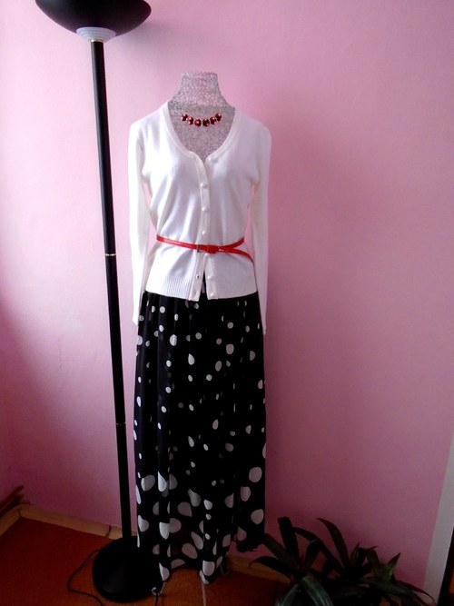 Šifónová sukně - MAXI — foto 1