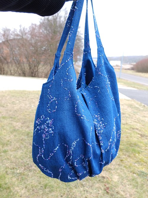 Hobo Bag "Blue Jeans" — foto 1