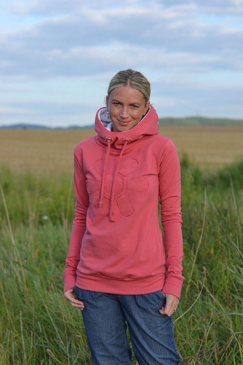 Starorůžová mikina — foto 1