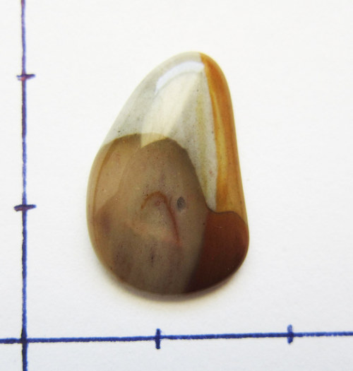 Kabošon limnokvarcit, 18x12x3 — foto 1