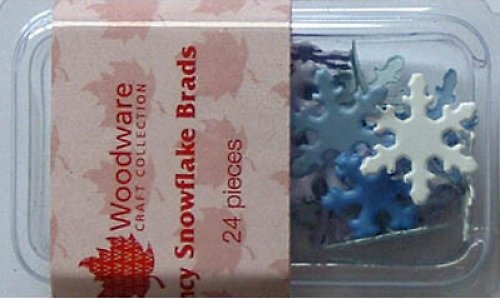 Big Snowflake Brads -scrapbook — foto 1