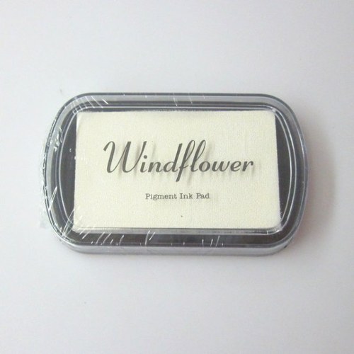 Inkoustový polštářek Windflower / Bílý — foto 1