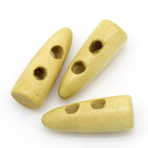 Knoflík dřevěný