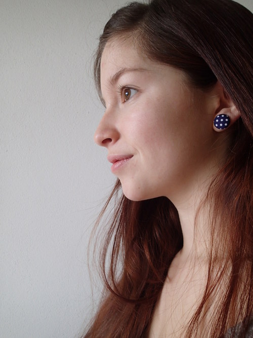 Dotty Buttons (Navy blue - White) — foto 1