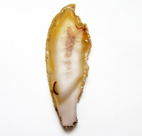 Achátový plátek, 55x21x3 — foto 1