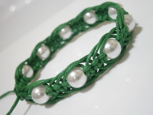 Macramé náramek — foto 1