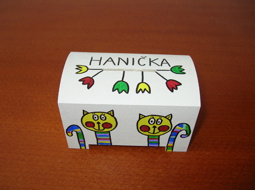 Pokladnička-pruhované kočičky