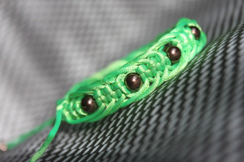 Náramek macramé/shamballa — foto 1