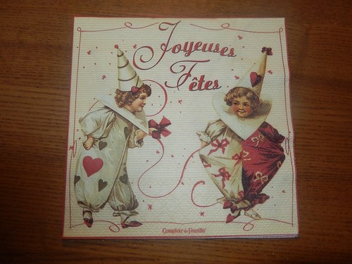 Ubrousek na decoupage - karneval — foto 1